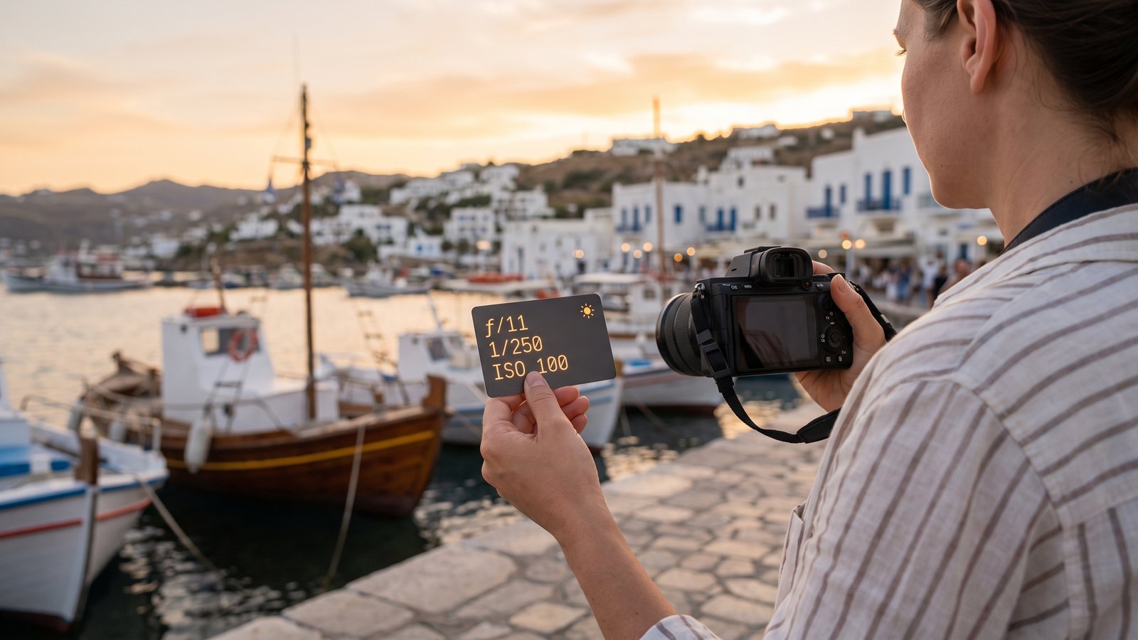 Οι Φωτοκάρτες ανοιχτές δίπλα σε μια φωτογραφική μηχανή